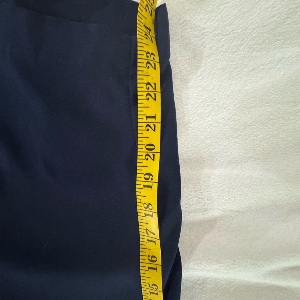 Halogen Navy Wide Leg Pants - Picture 2 of 10